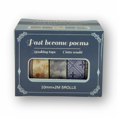 Washi tape past become poems c/5