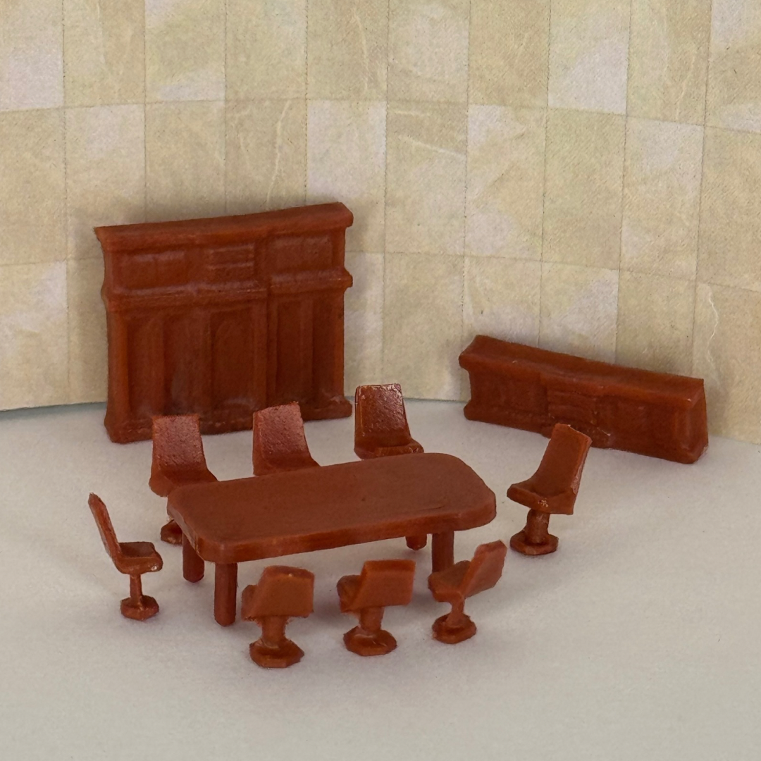 Comedor para 8 personas esc 1:100
