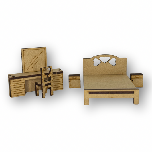 Recámara mdf esc 1:25