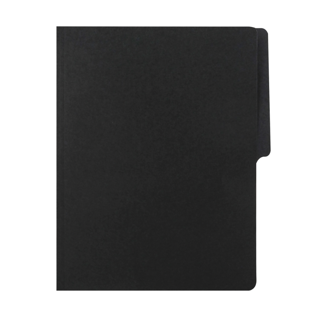 Folder de color negro tamaño carta