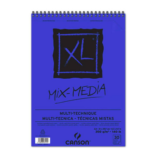 Bloc mix media Canson XL A5 300gr