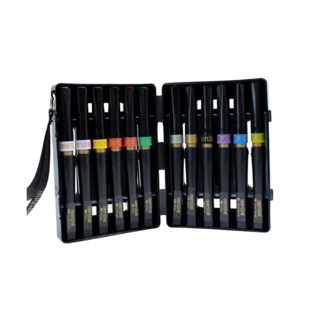 Acuarelas Stardust Obertöne con 12 pinceles con acuarela