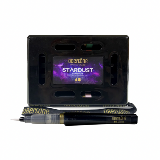 Acuarelas Stardust Obertöne con 12 pinceles con acuarela