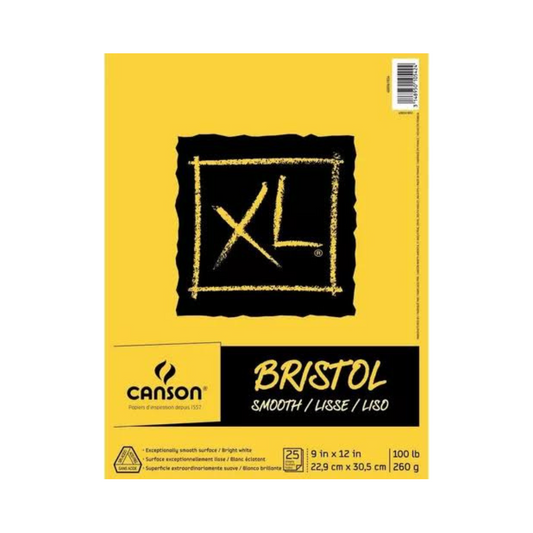 Bloc Canson XL Bristol liso 22.9x30.5cm