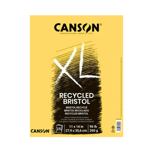 Bloc Canson XL Recycled Bristol liso 22.9x30.5cm