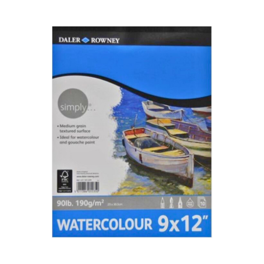 Bloc Daler Rowney watercolour 23x30.5cm 190gr