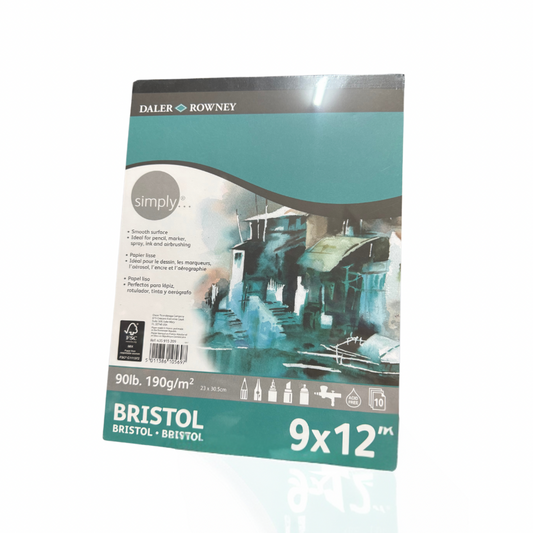 Bloc Daler Rowney bristol 23x30.5cm 190gr