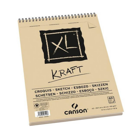 Bloc Canson XL Kraft A3 90gr