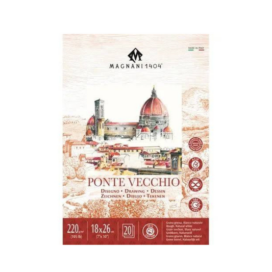 Bloc Magnani Ponte Vecchio 18x26cm 220gr