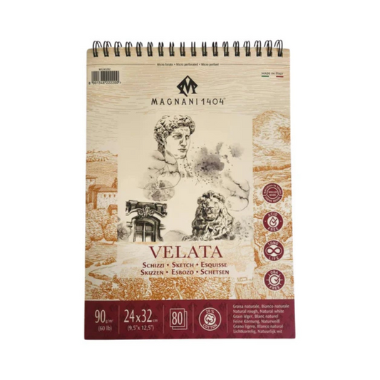 Bloc Magnani Velata 24x32cm 90gr