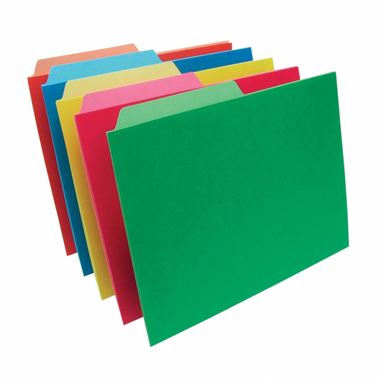 Folder de color tamaño carta