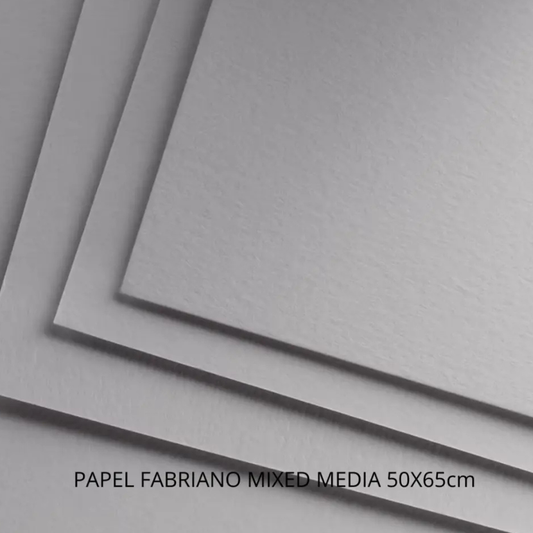 Cartulina Fabriano mix media 200gr 50x65cm