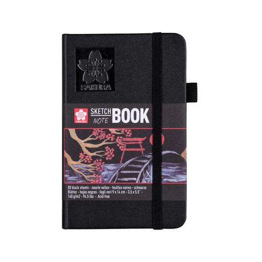 Sketchbook Sakura black 9x14cm