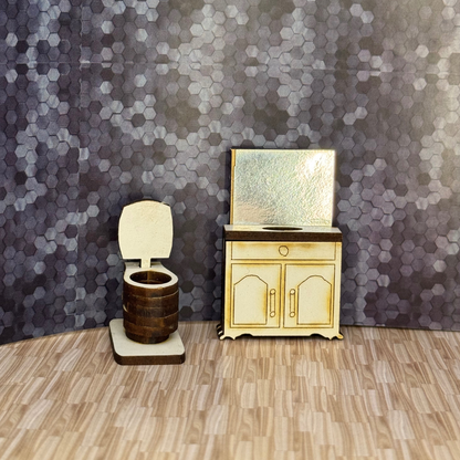 Baño mdf esc 1:25