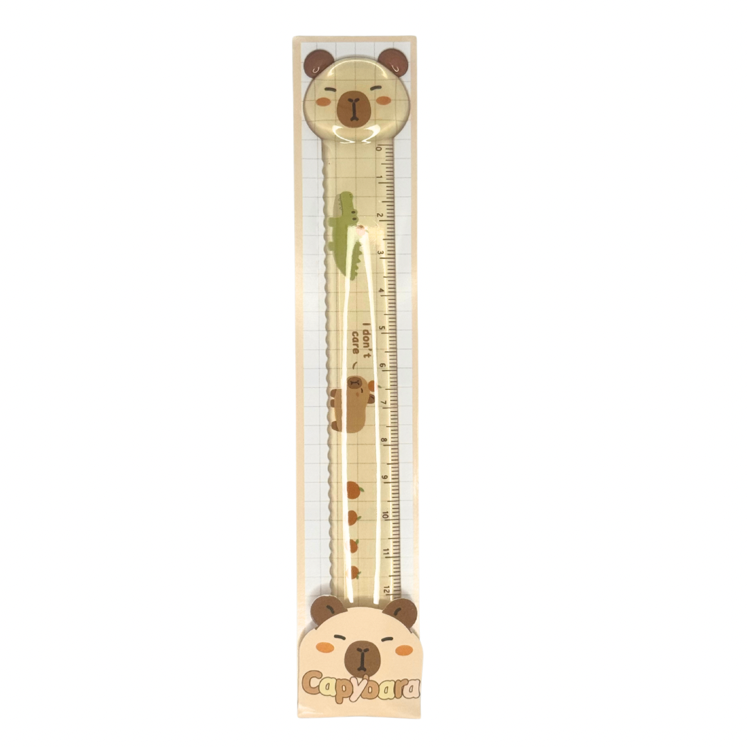 Regla capybara de 15cm