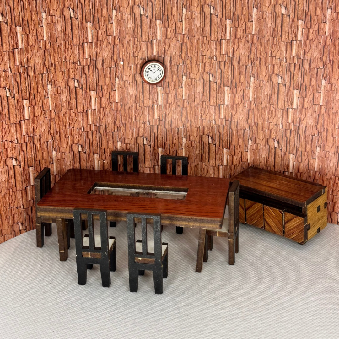 Paquete de muebles decorados esc 1:25
