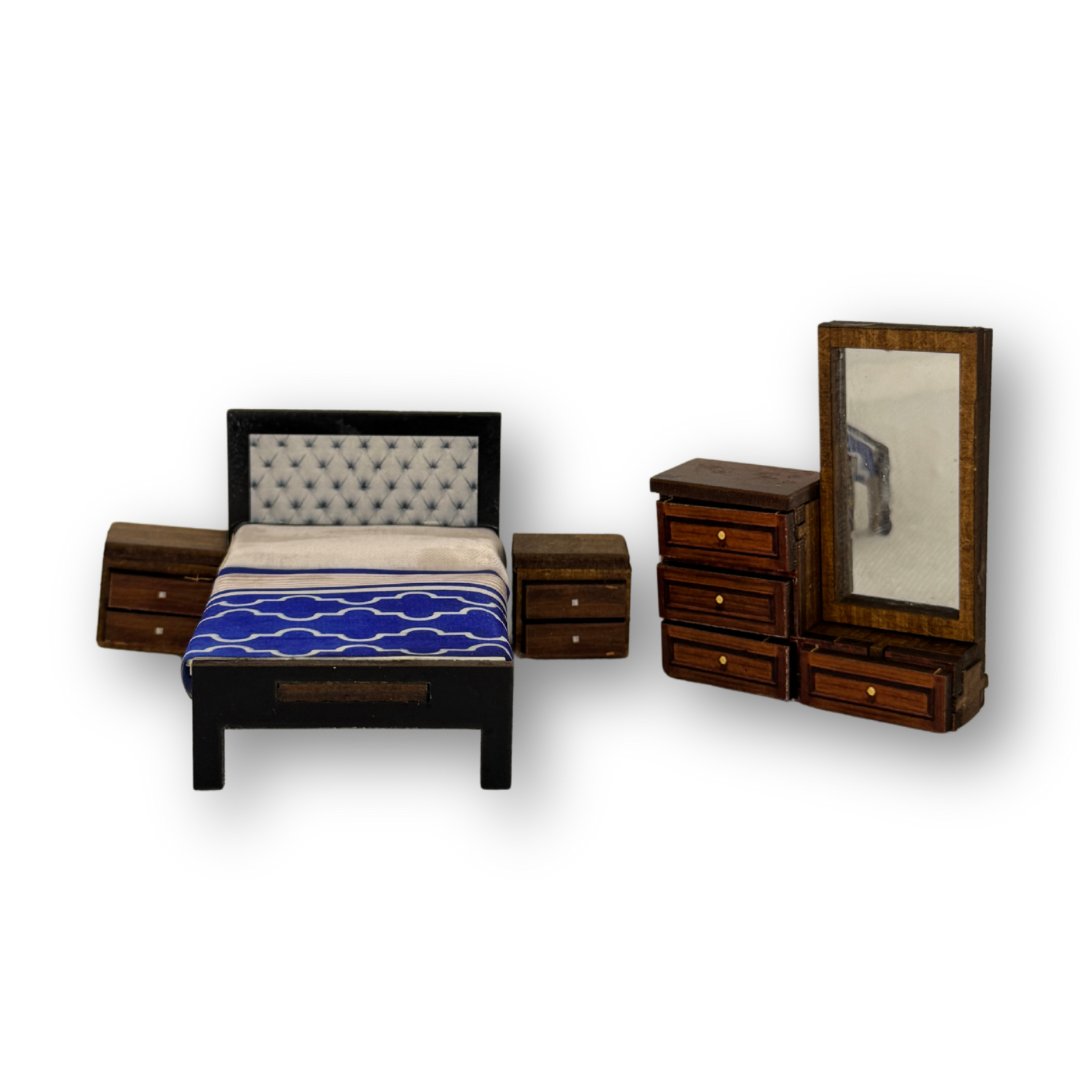 Paquete de muebles decorados esc 1:25