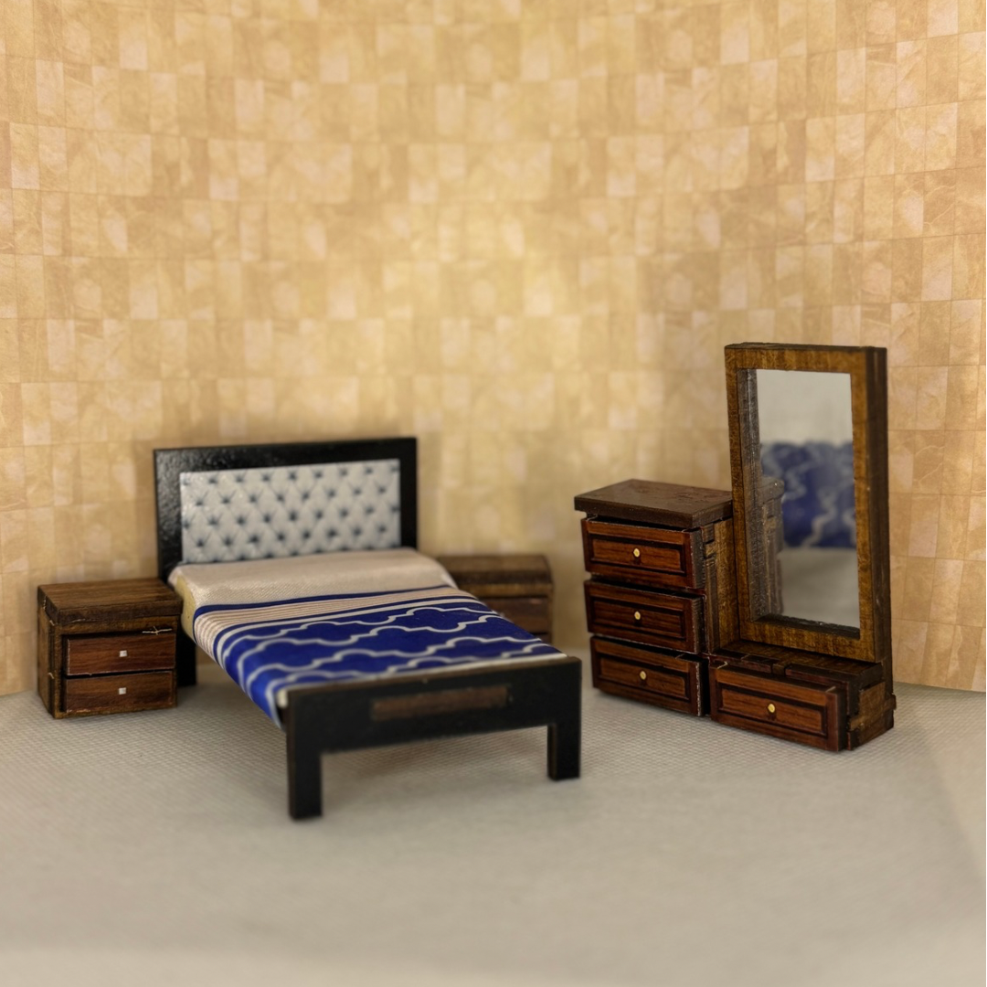 Paquete de muebles decorados esc 1:25