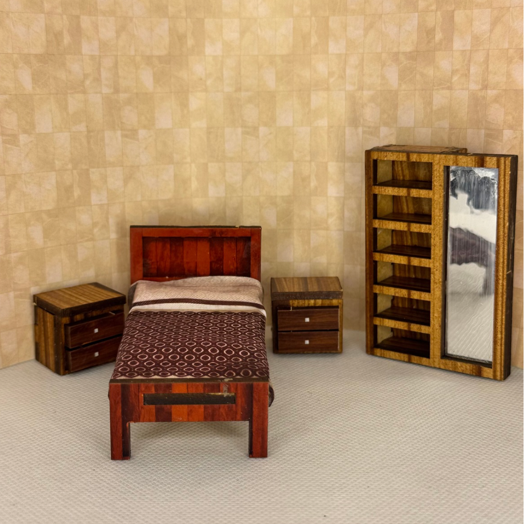 Paquete de muebles decorados esc 1:25