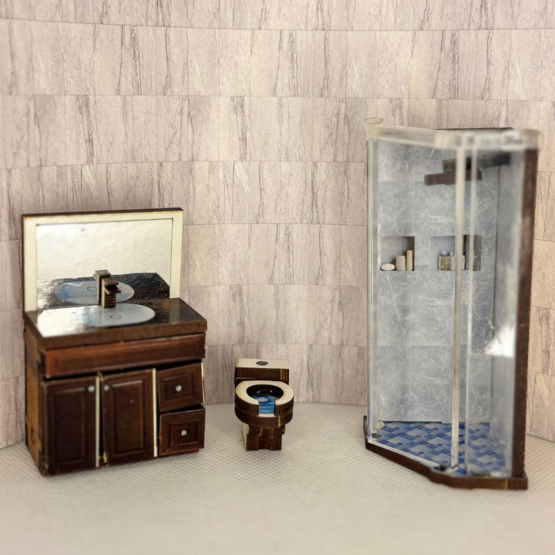 Paquete de muebles decorados esc 1:25