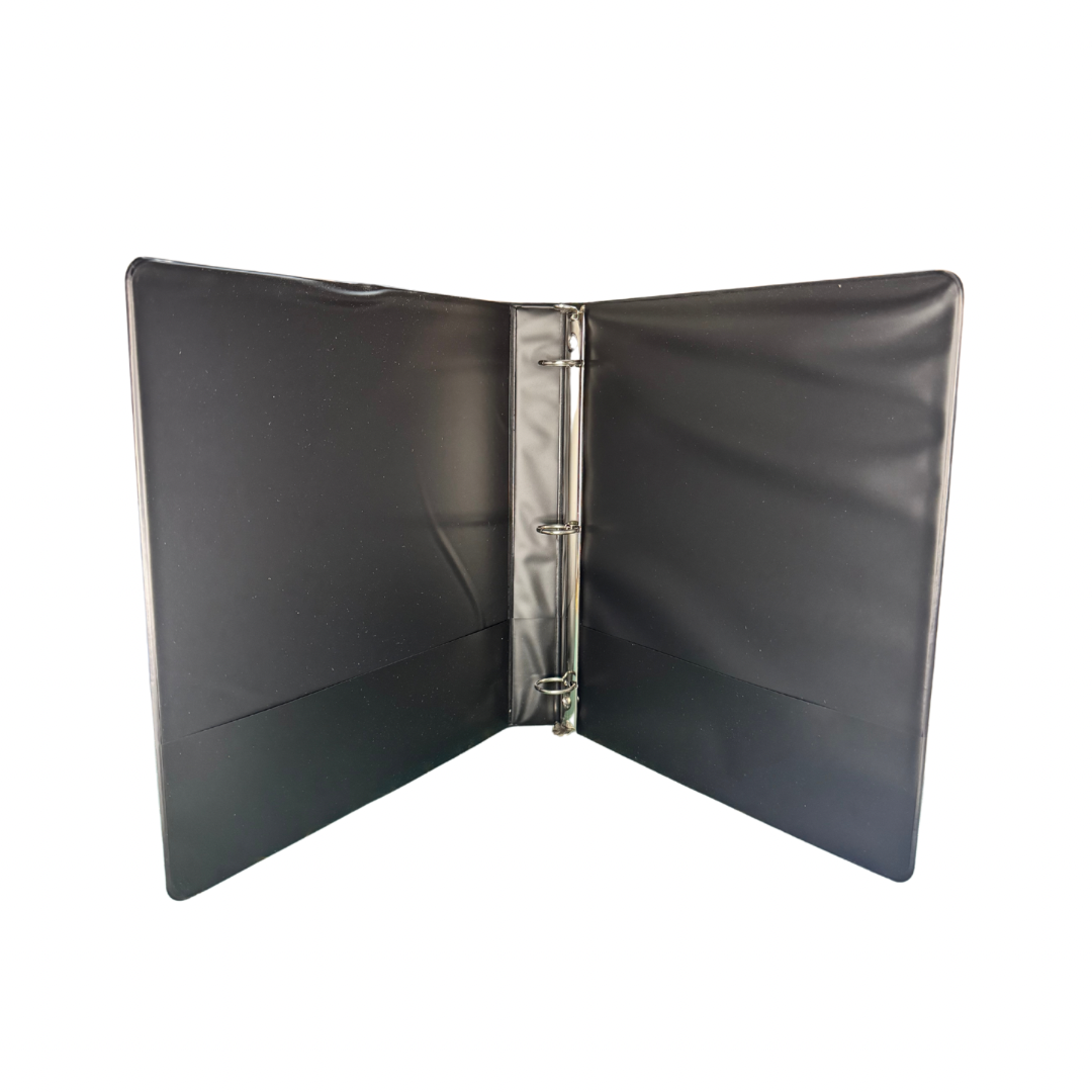 Carpeta panorámica 1” color negro