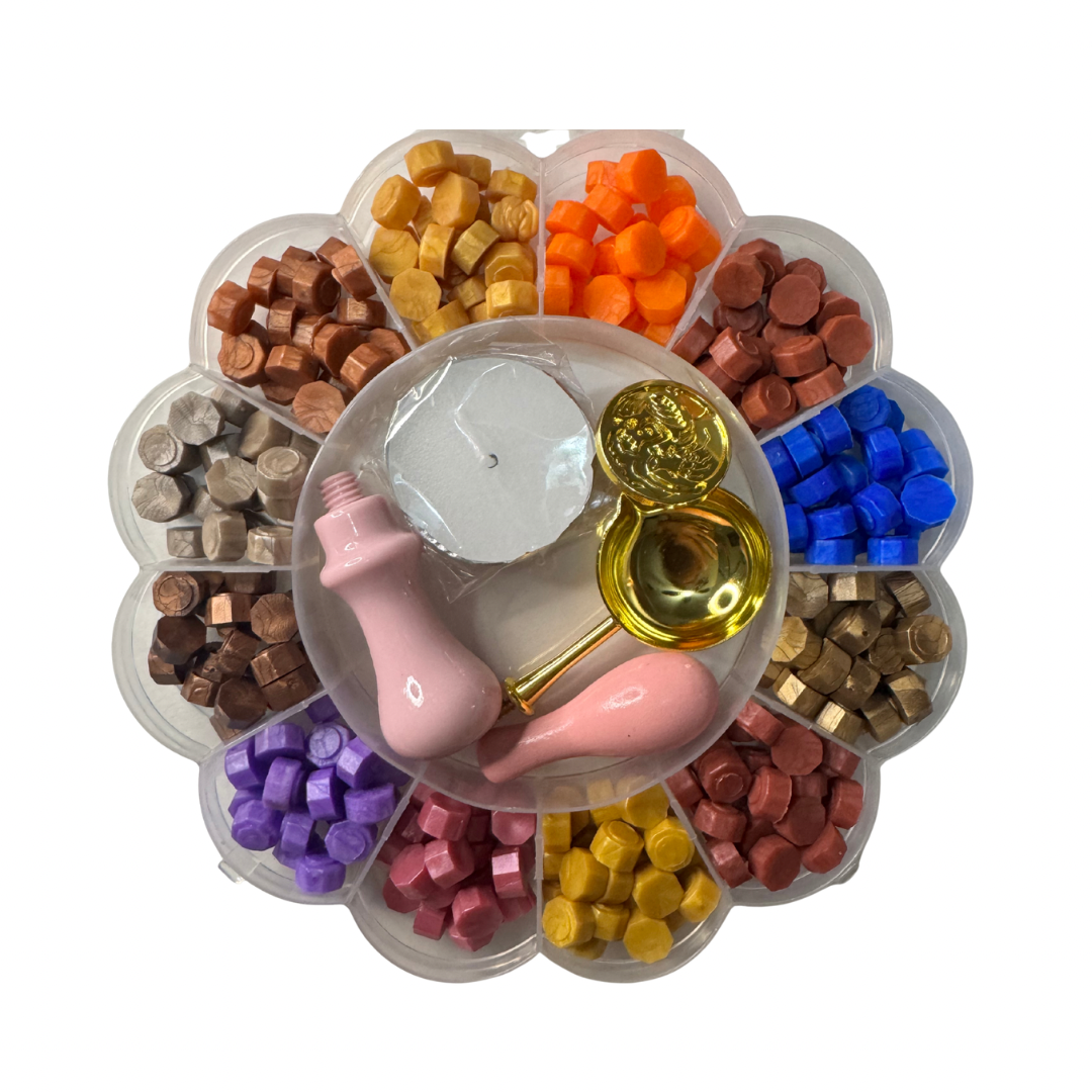 Set de ceras y sello de lacre