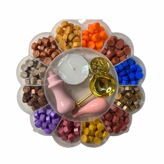 Set de ceras y sello de lacre