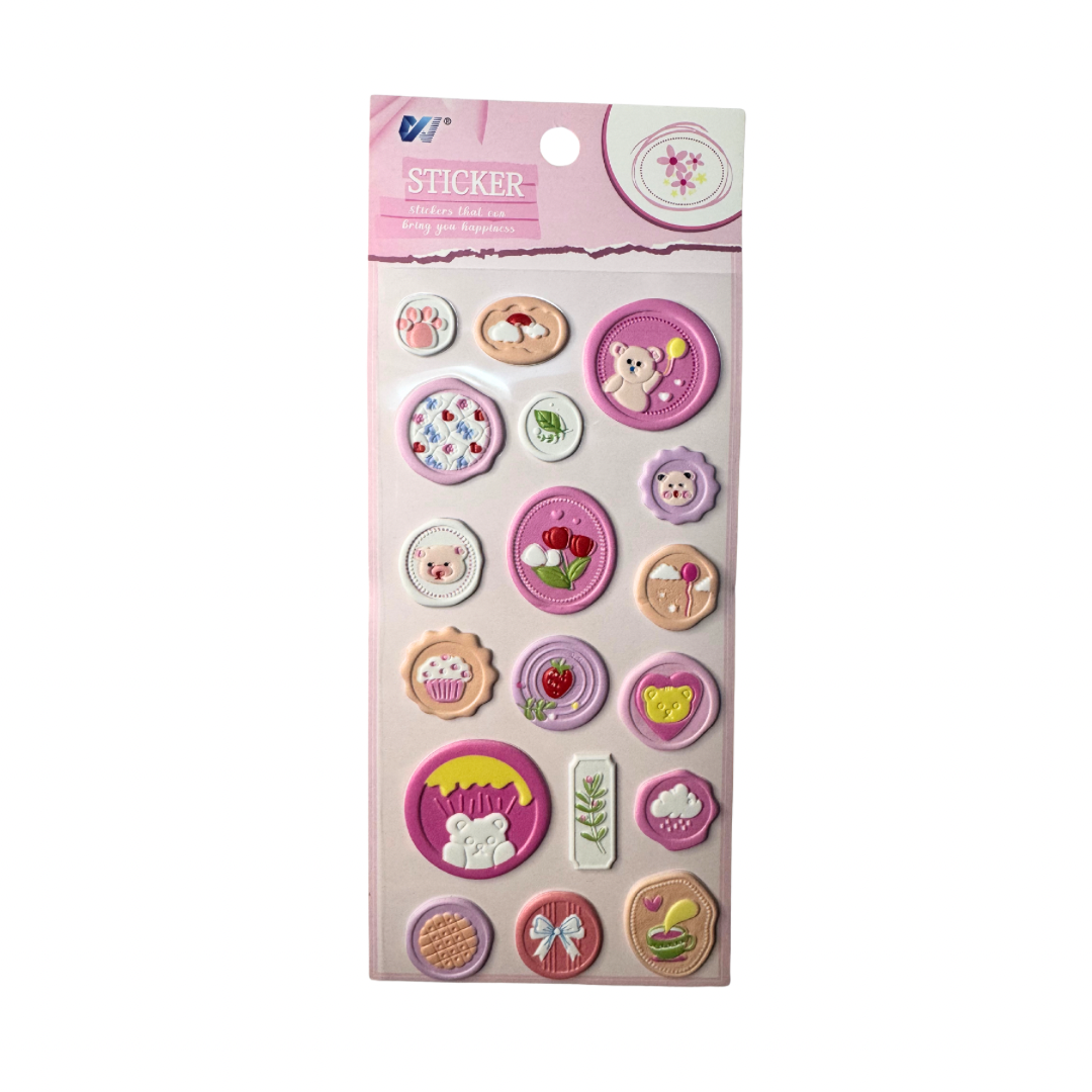 Stickers 3D sellos de lacre