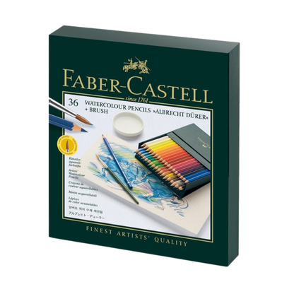 Lápices de colores acuarelables Faber Castell con 36 de Albrecht Dürer