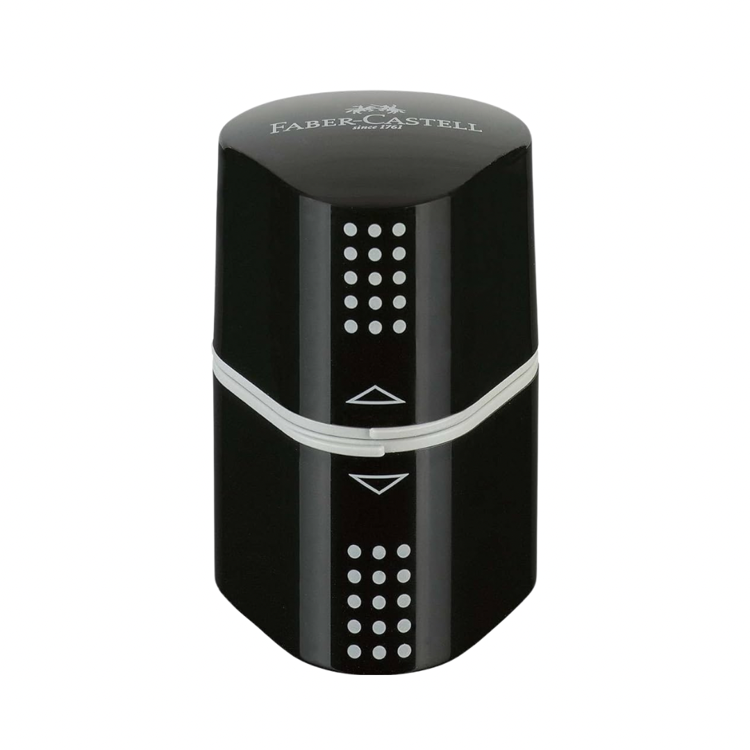 Sacapuntas triple grip 2001 negro Faber Castell