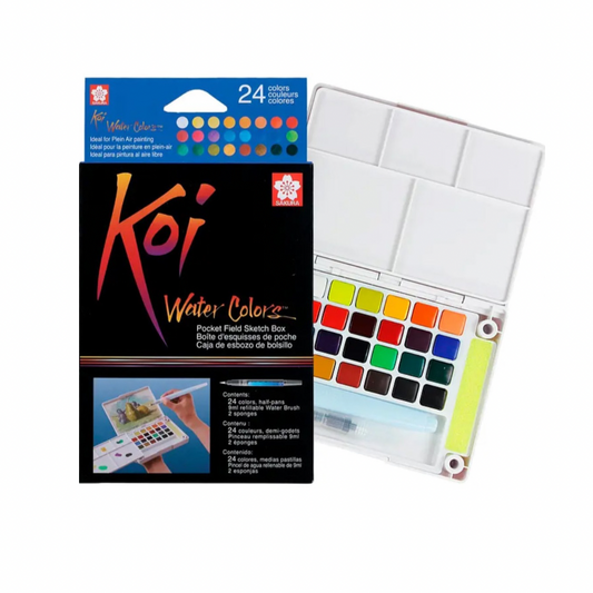 Acuarelas Koi 24 pastillas