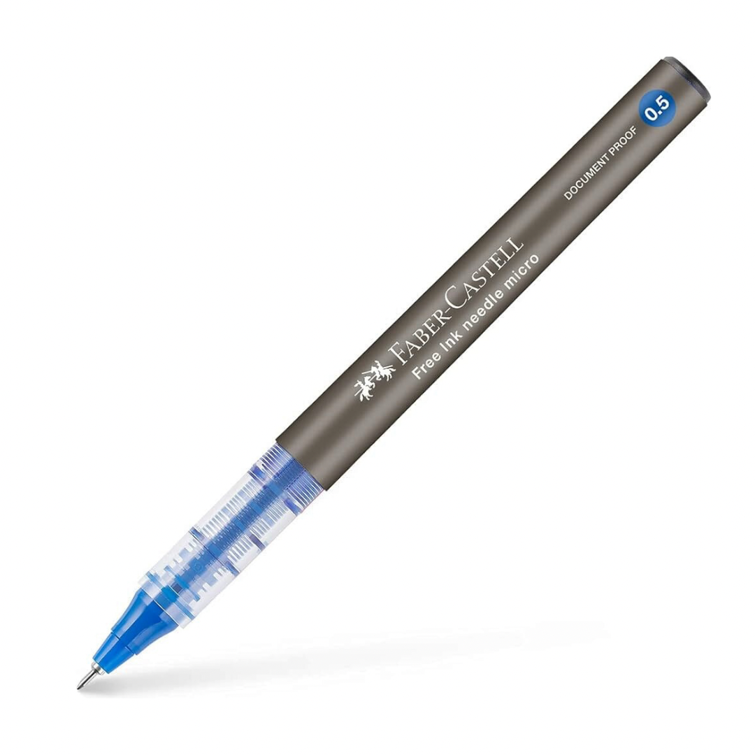 Bolígrafo needle roller micro free ink 0.5mm Faber Castell