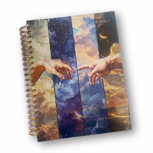 Cuaderno profesional 200 hojas pasta gruesa cuadros 5mm universe