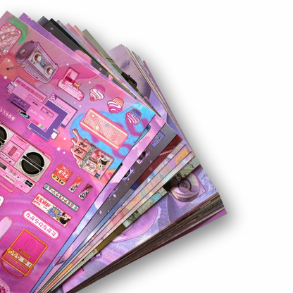 Revista de Stickers retro