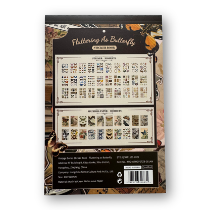 Revista de Stickers butterfly