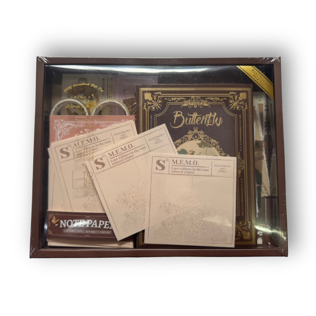 Set scrapbook butterfly