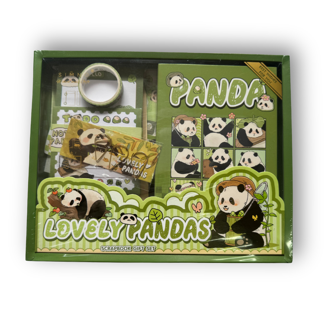 Set scrapbook panda