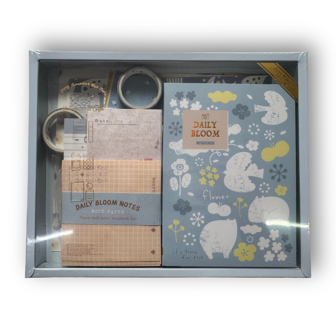 Set scrapbook daily bloom