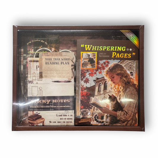 Set scrapbook whispering pages