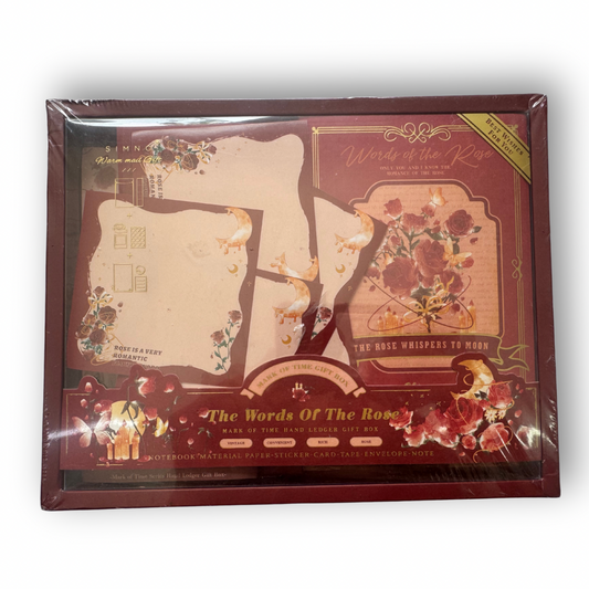 Set scrapbook rose