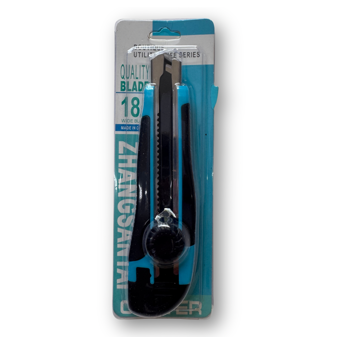 Cutter de plástico con seguro de 18mm
