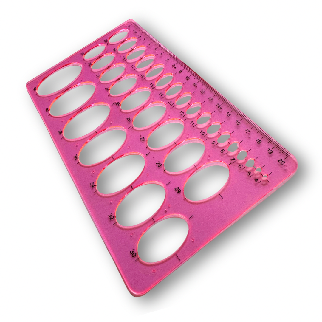 Plantilla de óvalos Pink