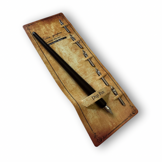 Juego de manguillo con 5 plumillas