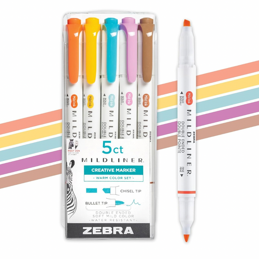 Mildliner Zebra Warm color set C/5