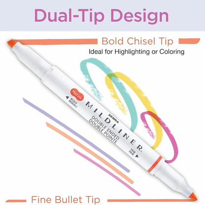 Mildliner Zebra Warm color set C/5