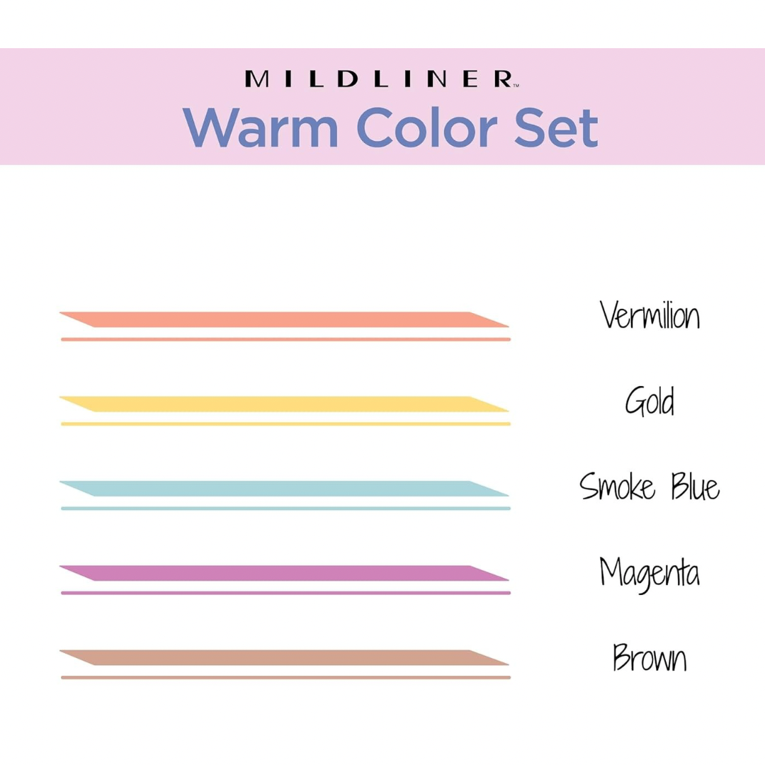 Mildliner Zebra Warm color set C/5