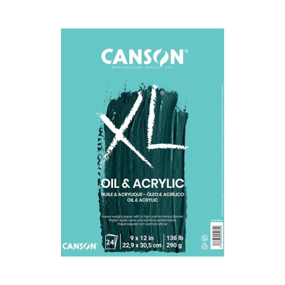 Bloc Canson XL oil & acrylic 22.9x30.5cm