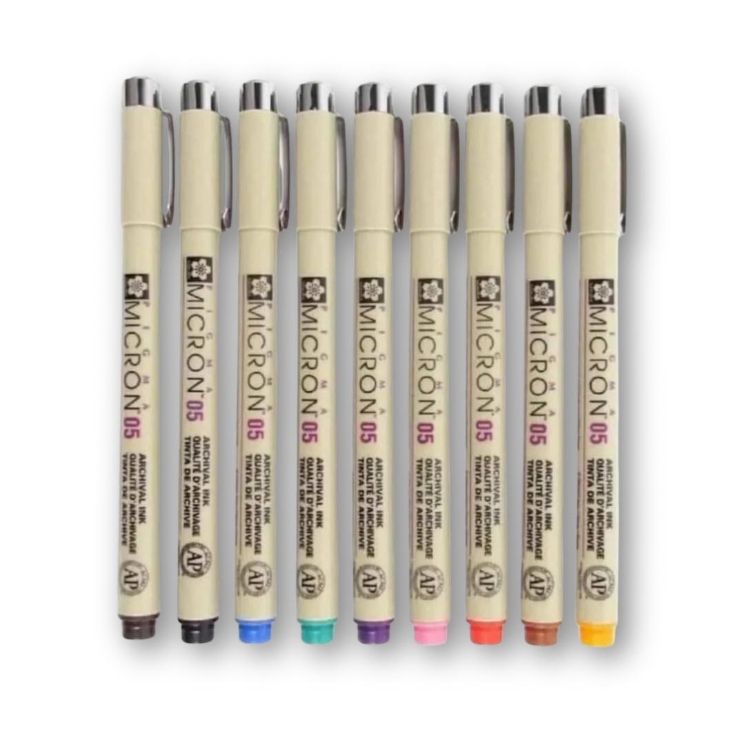 Pigma micron 0.5mm 8-Color Set SAKURA