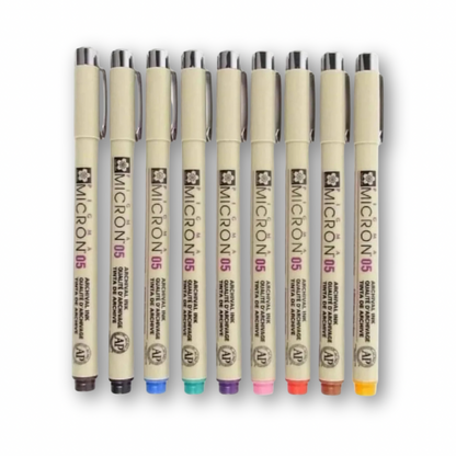 Pigma micron 0.5mm 8-Color Set SAKURA