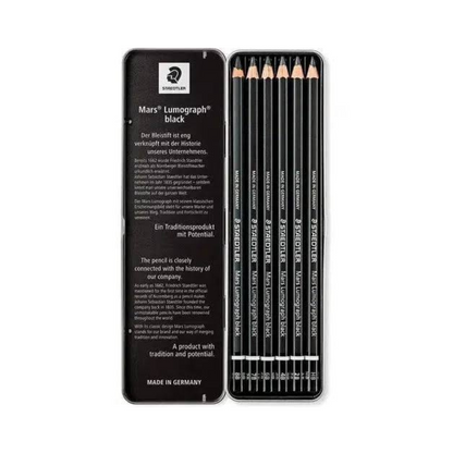 Set de lápices Lumograph black c/6